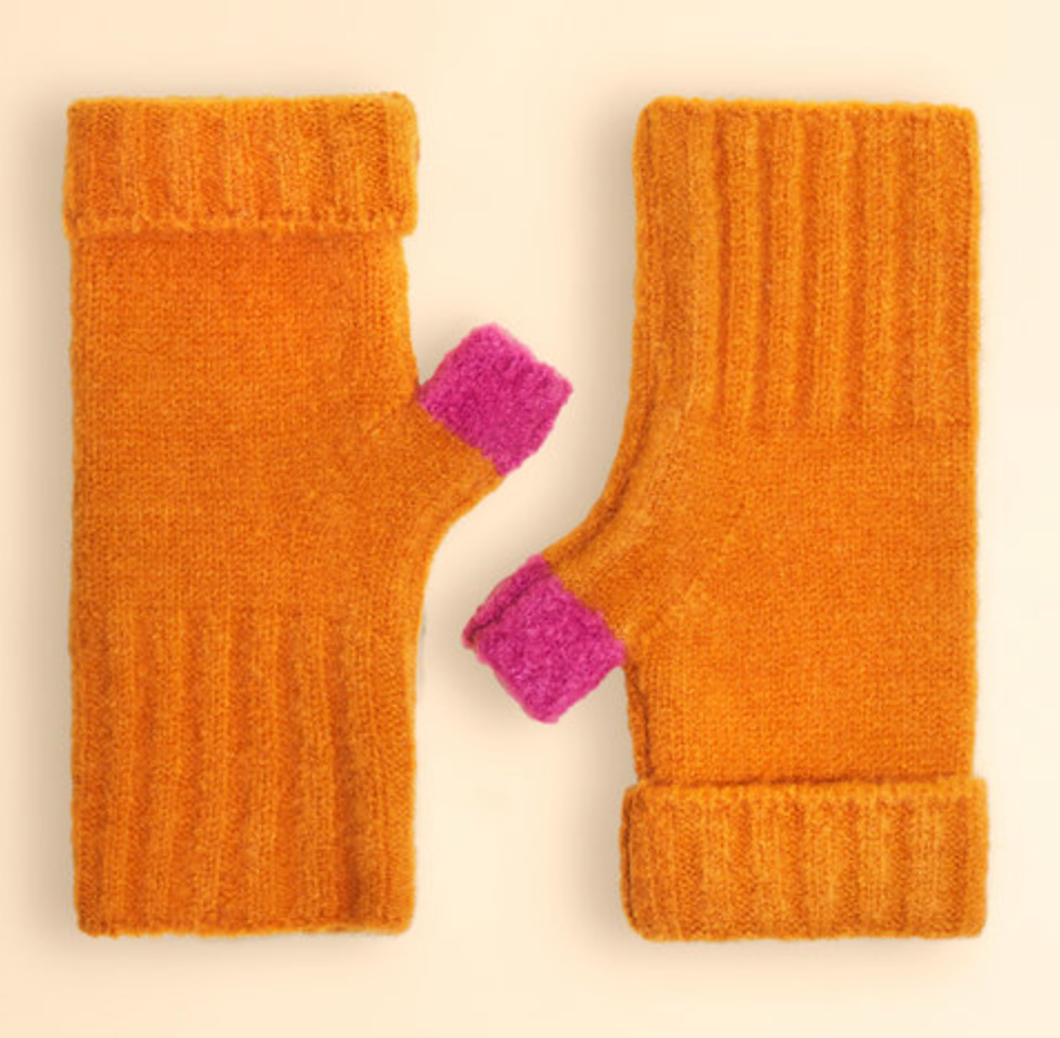 Cassia Gloves - Tangerine