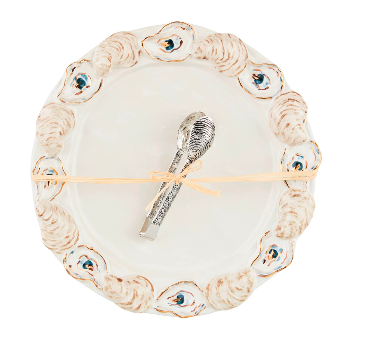 Oyster Round Platter Set