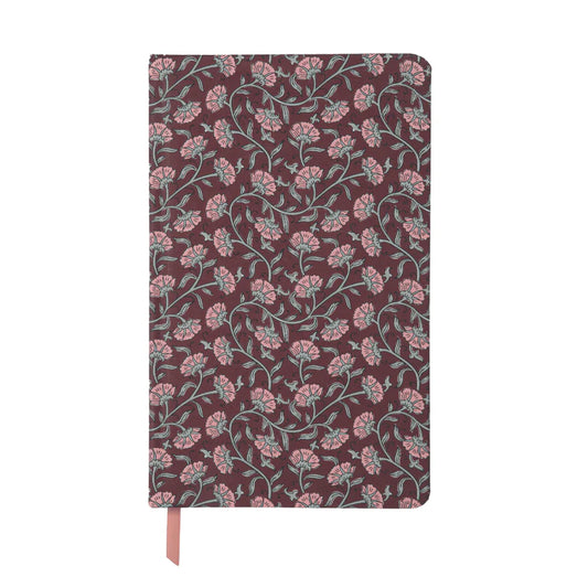 Soft Journal - Burgundy Vintage Floral