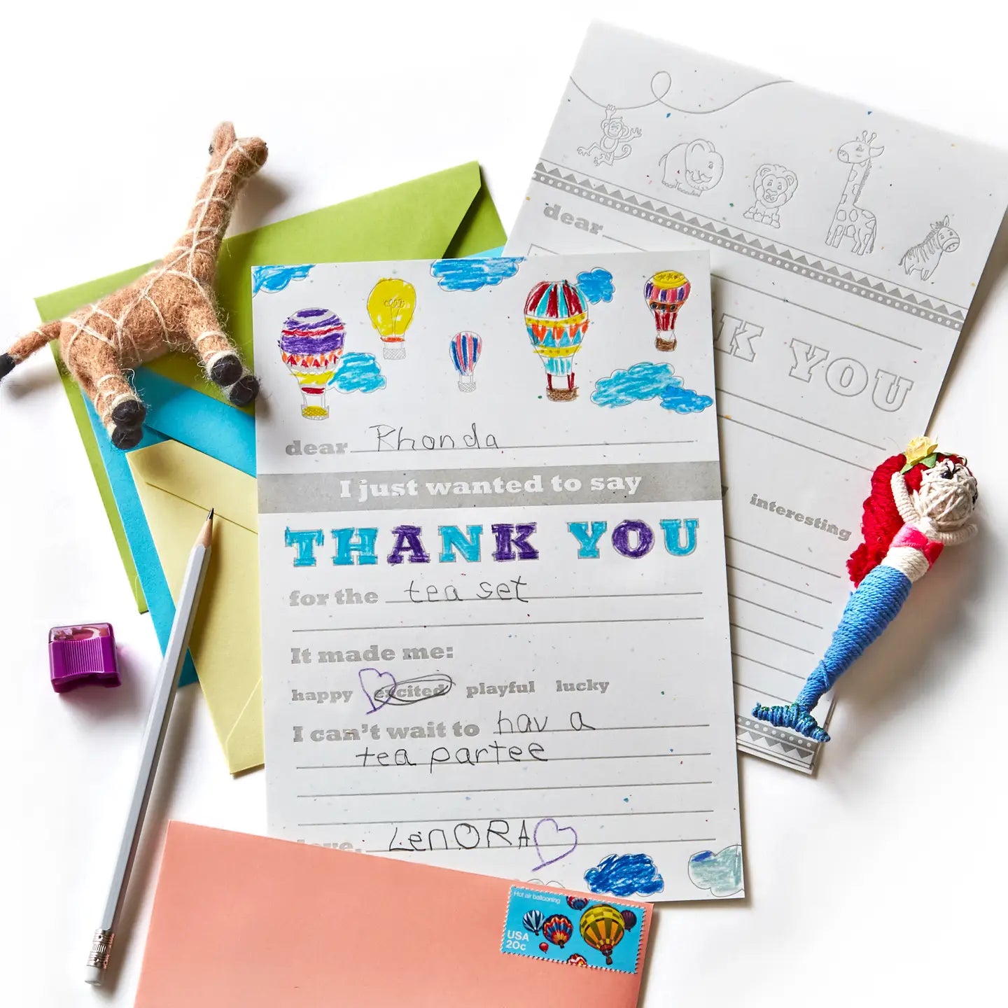 Thank You Notes For Kids