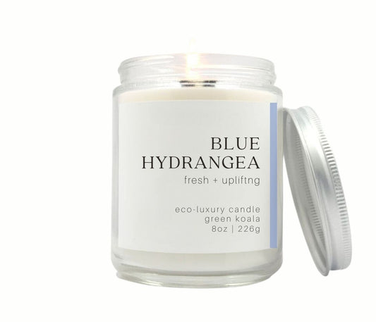 Candle - Blue Hydrangea