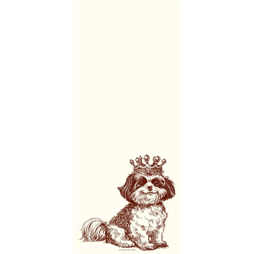 Long Notepad - Royal Shih Tzu