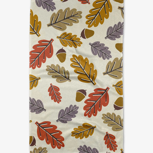 Dish Towel - Retro Leaves