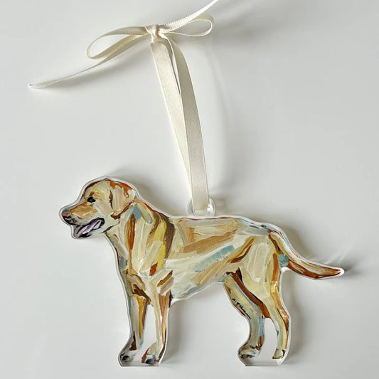 Dog Ornament - Yellow Lab