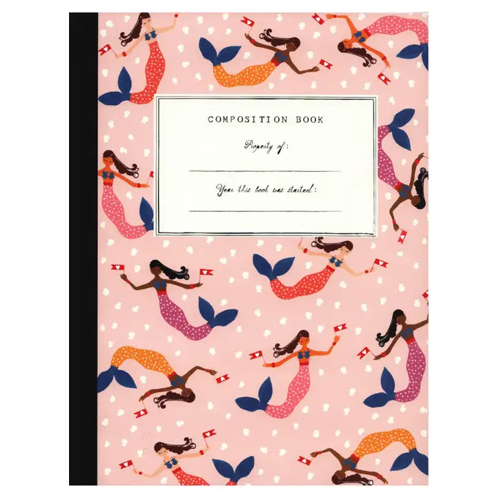 Mermaids On Parade Composition Notebook