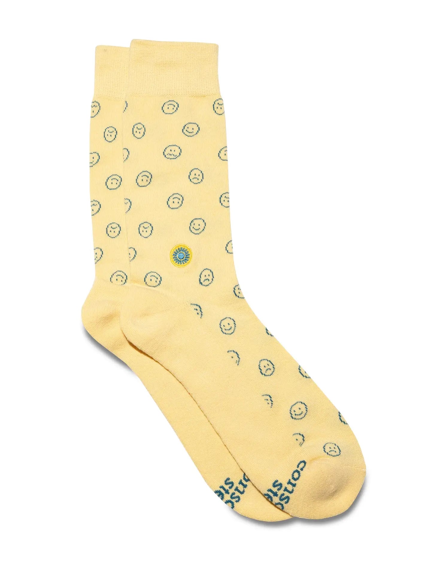 Socks That Support Mental Health - Smiley Faces