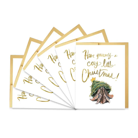 Boxed Cards - Cozy Little Christmas Hermit Crab