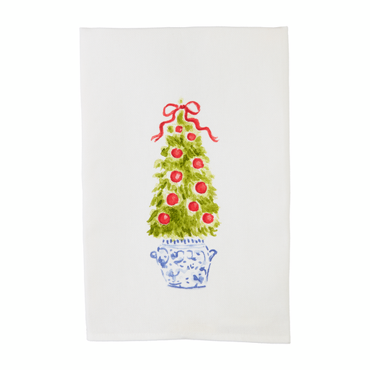 Tree Topiary Dish Towel