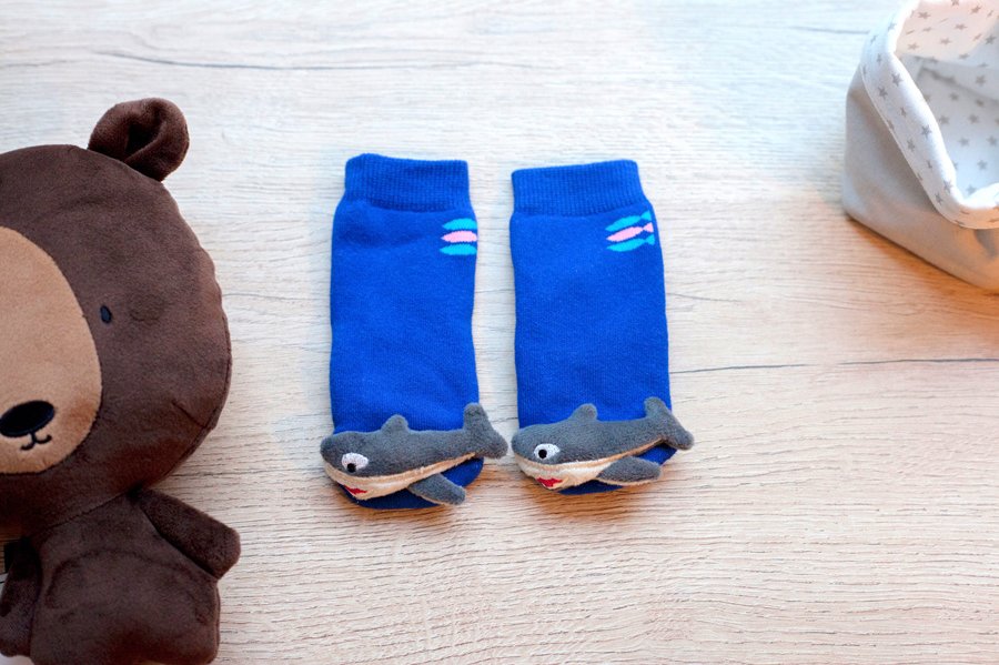 Boogie Toes Rattle Socks - Sharky