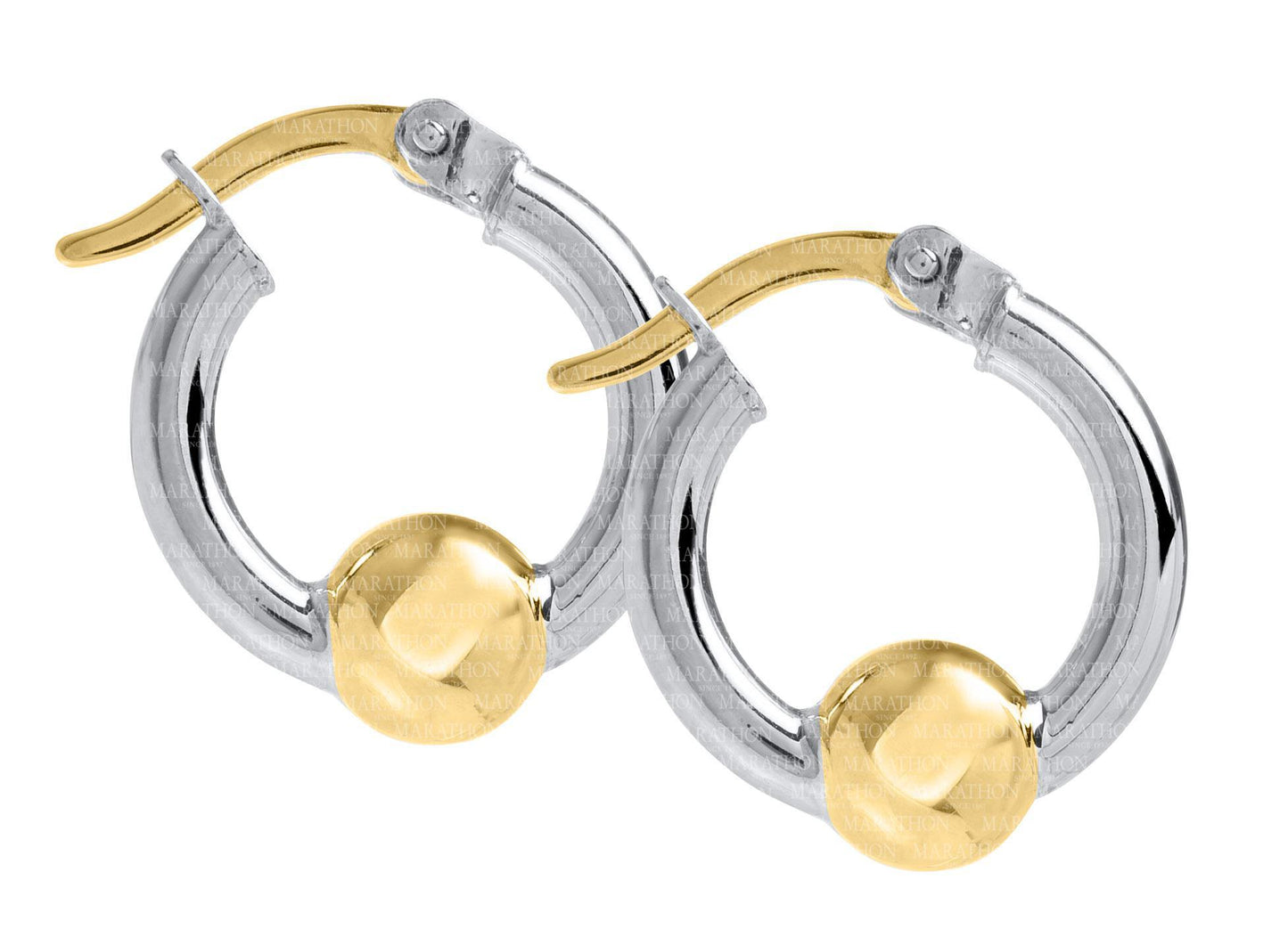 Cape Cod Single Ball Lestage® Earrings SS/14KT