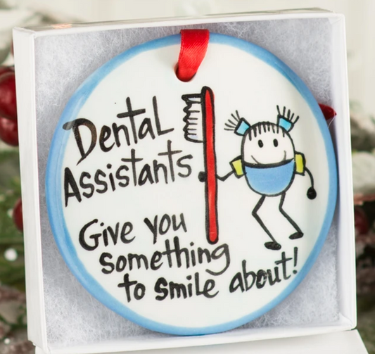 Dental Assistants Handpainted Ornament