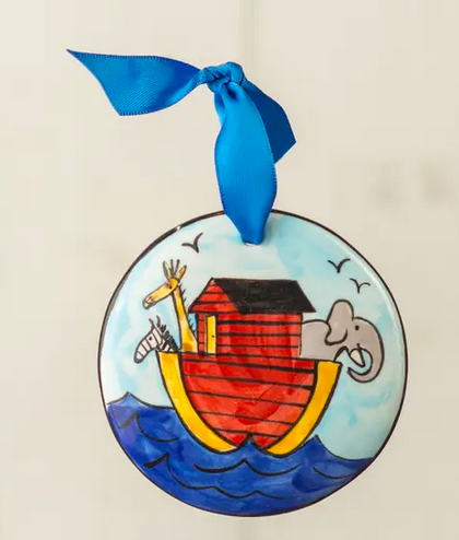 Noah's Ark Handpainted Ornament