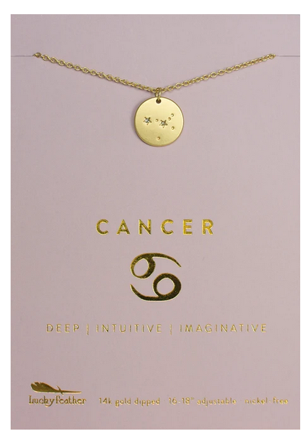 Cancer Zodiac Necklace