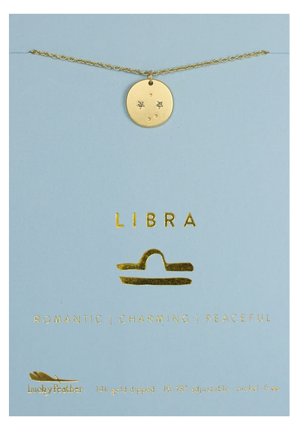 Libra Zodiac Necklace