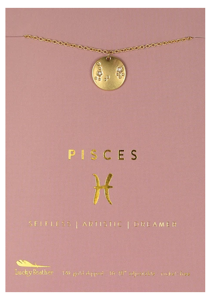 Pisces Zodiac Necklace