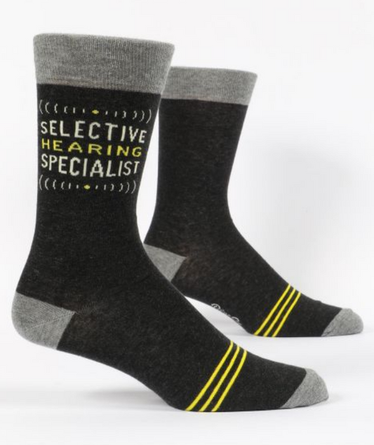 Selective Hearing Men's Crew Socks