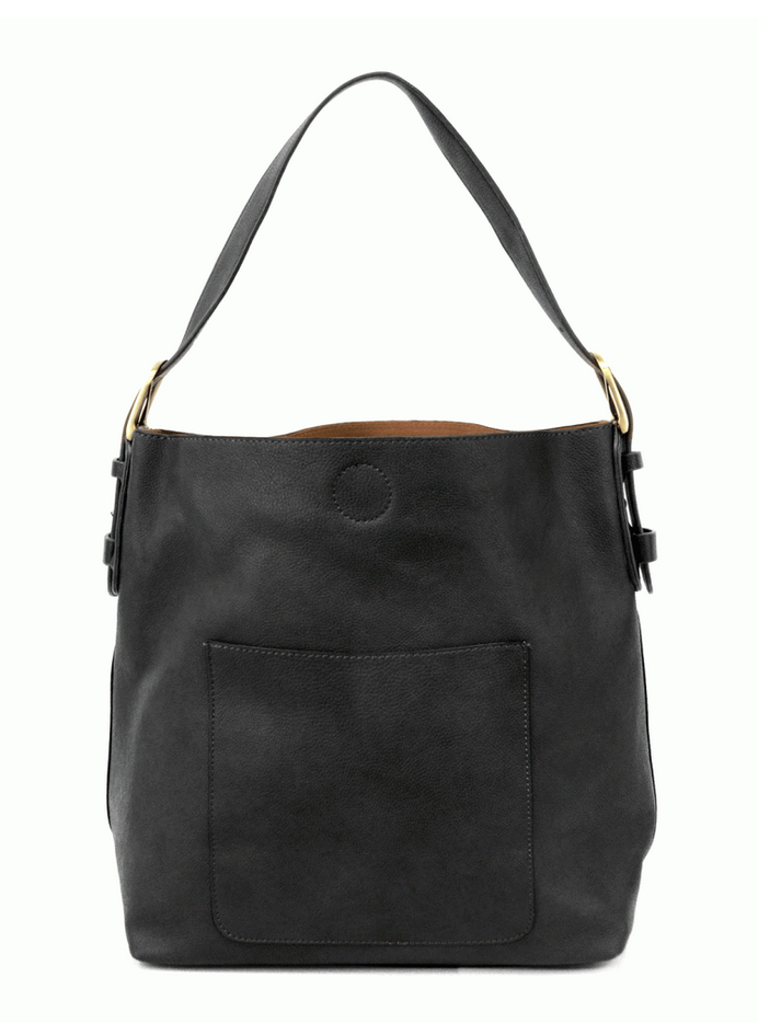 Classic Hobo Handbag - Black