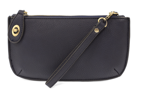 Mini Crossbody Wristlet Clutch - Navy