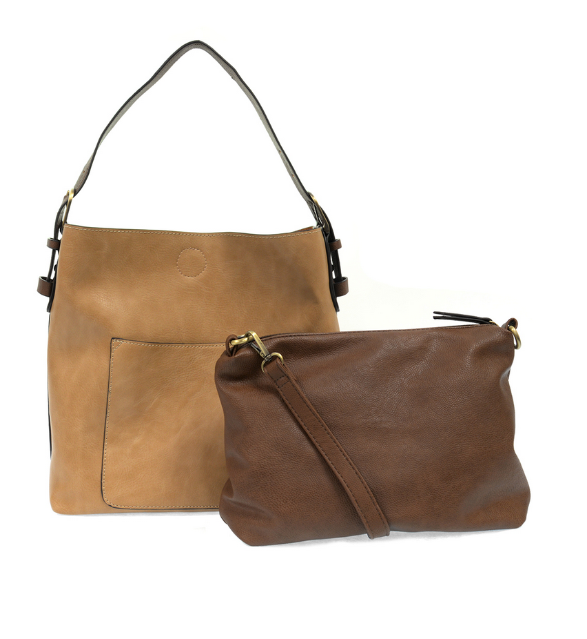 Classic Hobo Handbag - Camel