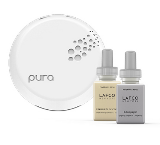 Chamomile Lavender & Champagne Pura Smart Diffuser Set