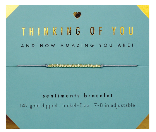 Sentiments Bracelet - Thinking of You