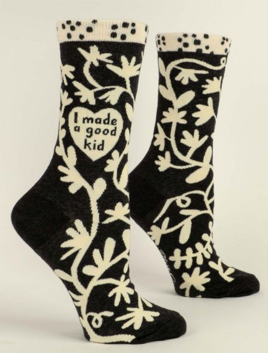 I Made A Good Kid Women's Crew Socks