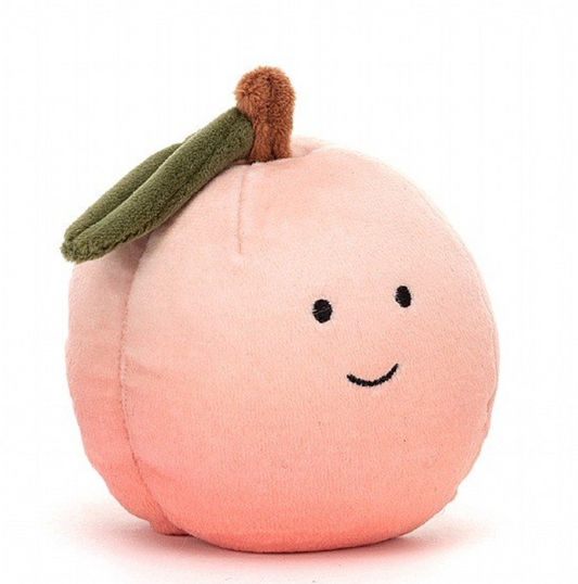 Fabulous Fruit Peach Plush Toy