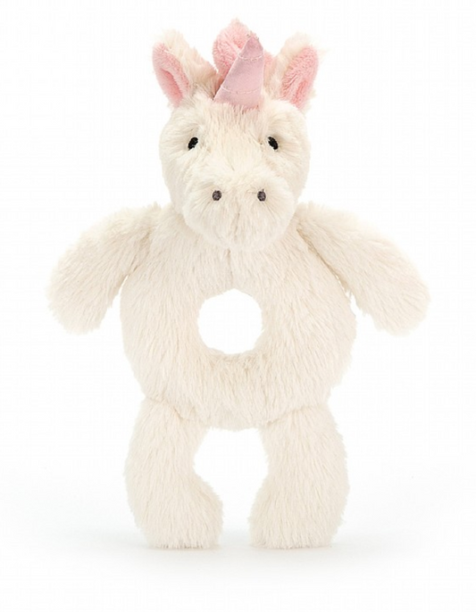 Bashful Unicorn Ring Rattle