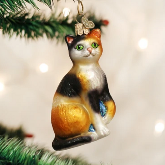 Calico Cat Ornament