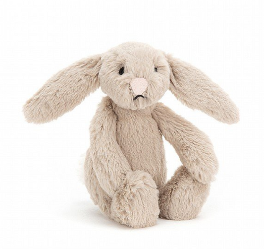 Beige Bashful Bunny Plush Toy