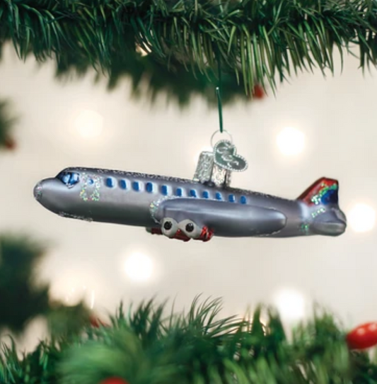 Passenger Plane Ornament