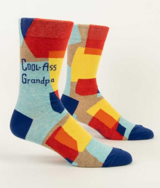 Cool-Ass Grandpa Mens Crew Socks