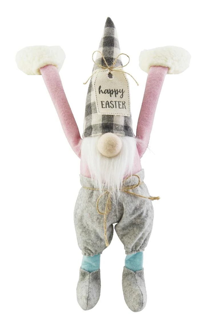 Happy Easter Dangle Arm Gnome