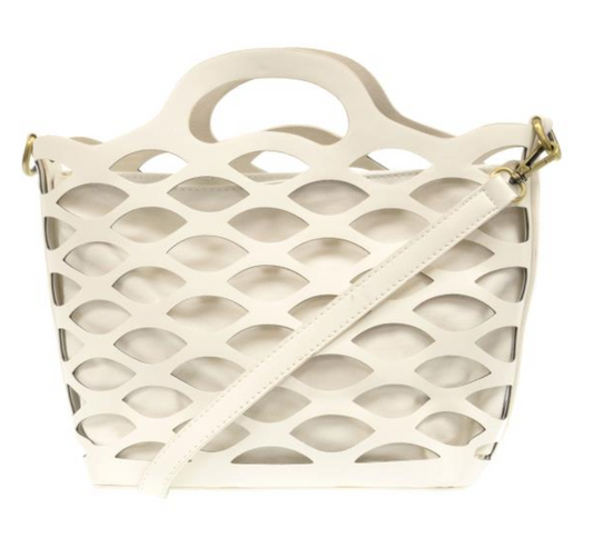 River Laser Tote - White