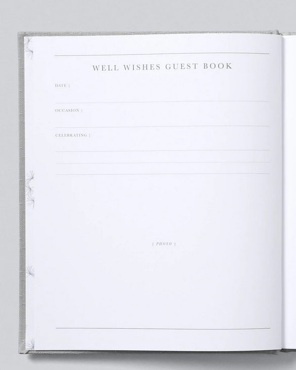 Guest Book - Grey