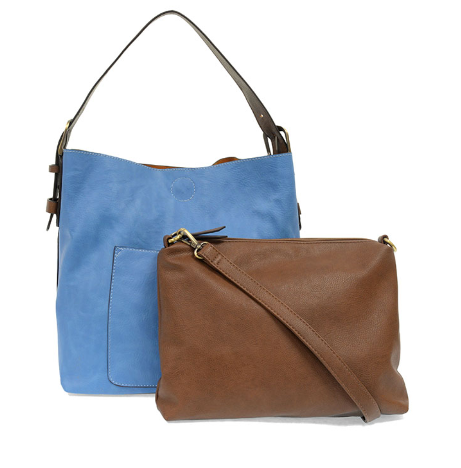 Classic Hobo Handbag - Surf Blue