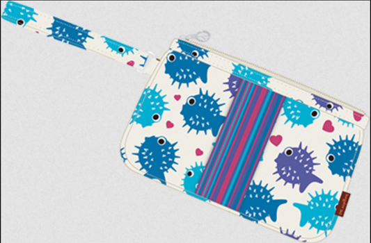 Puffer Fish Wristlet