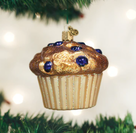 Blueberry Muffin Ornament