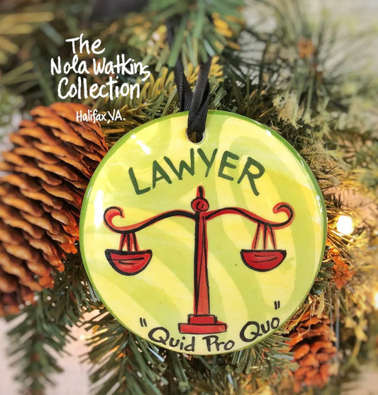 Lawyer Ornament