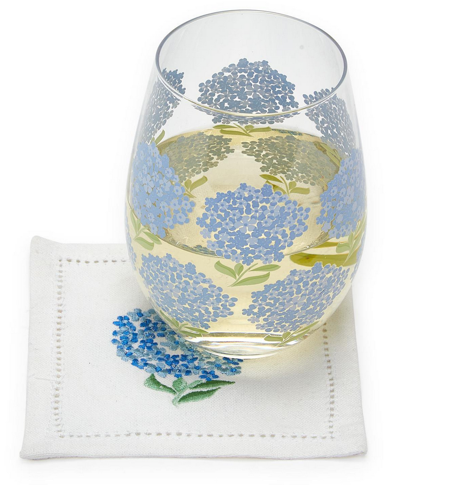 Hydrangea Cloth Cocktail Napkin - Set of 6