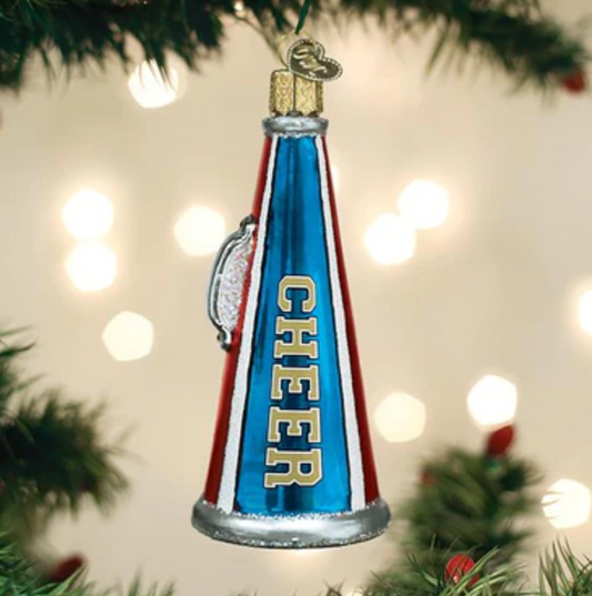 Cheer Megaphone Ornament