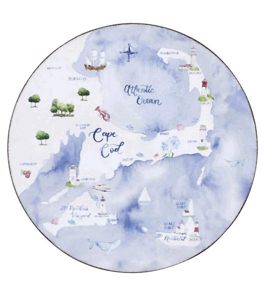 Round Coasters - Set of 4 Cape Cod & Islands