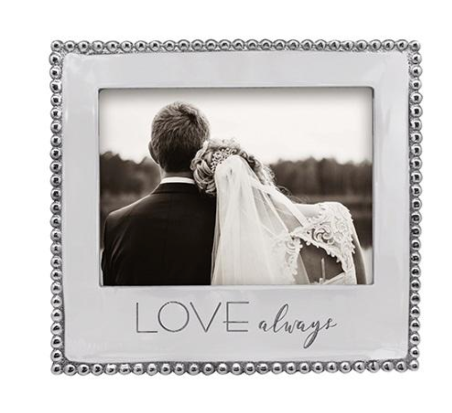 Love, Always Beaded Frame 5" x 7"