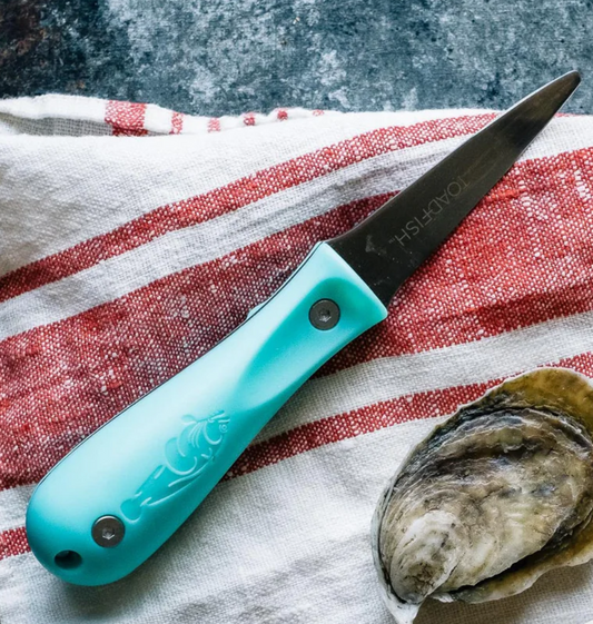 Teal Oyster Knife